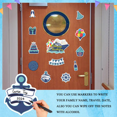 Cruise door decorations magnets 12pc 3.2-5.5 inch size