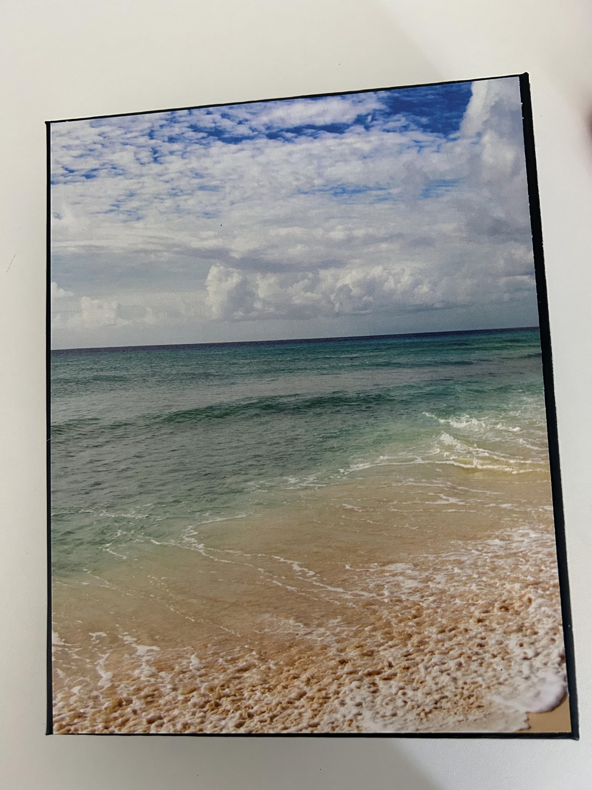 Cruise Memories photo book with blue interior and decorative cover