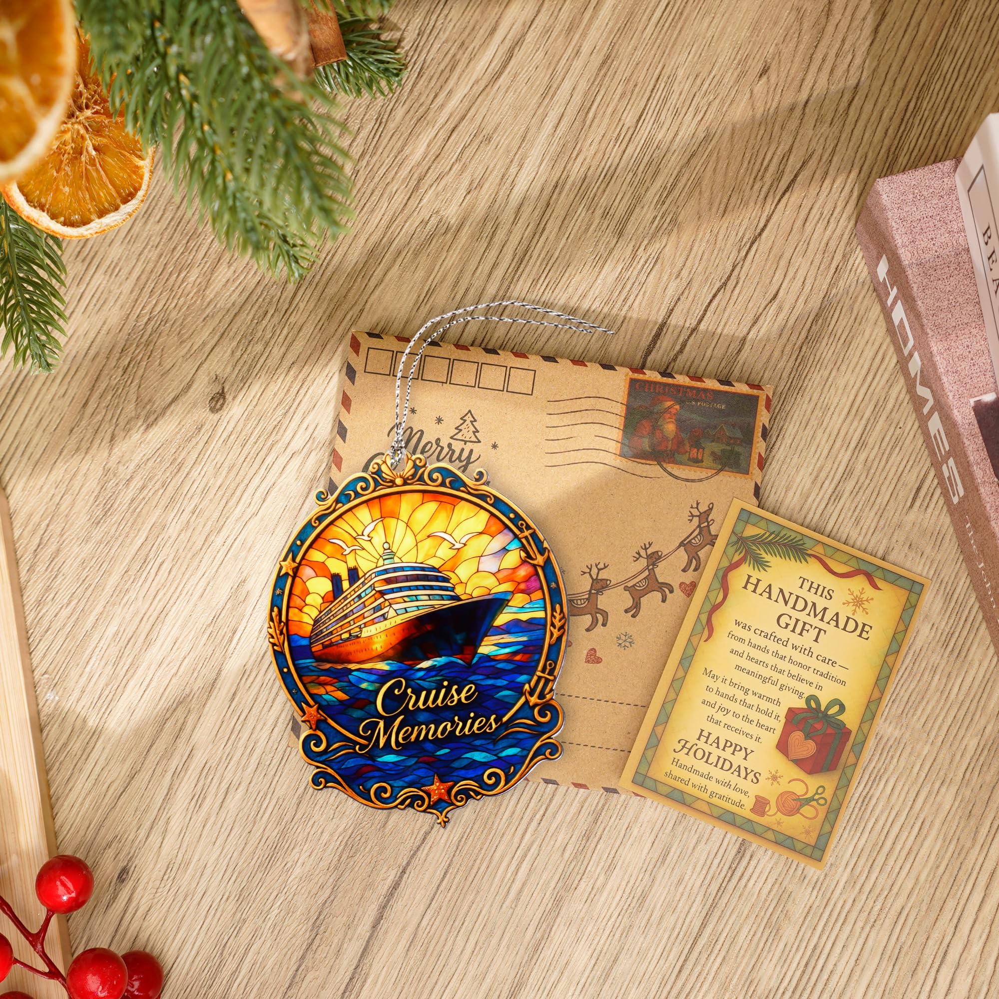 Ornament with gift story card packaging