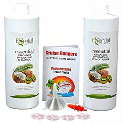 Cruise Runners hidden flask kit two 17.3oz bottles with caps