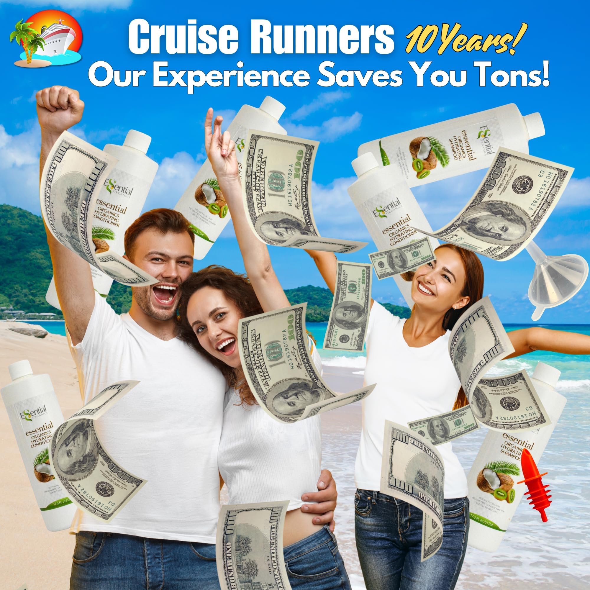 Discreet liquor container for travel by Cruise Runners
