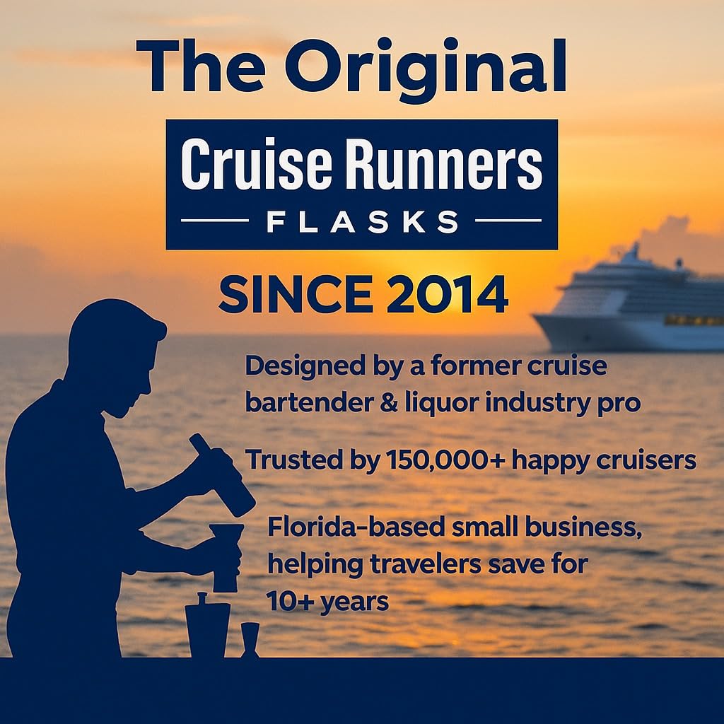 Shampoo bottle style hidden liquor flasks by Cruise Runners