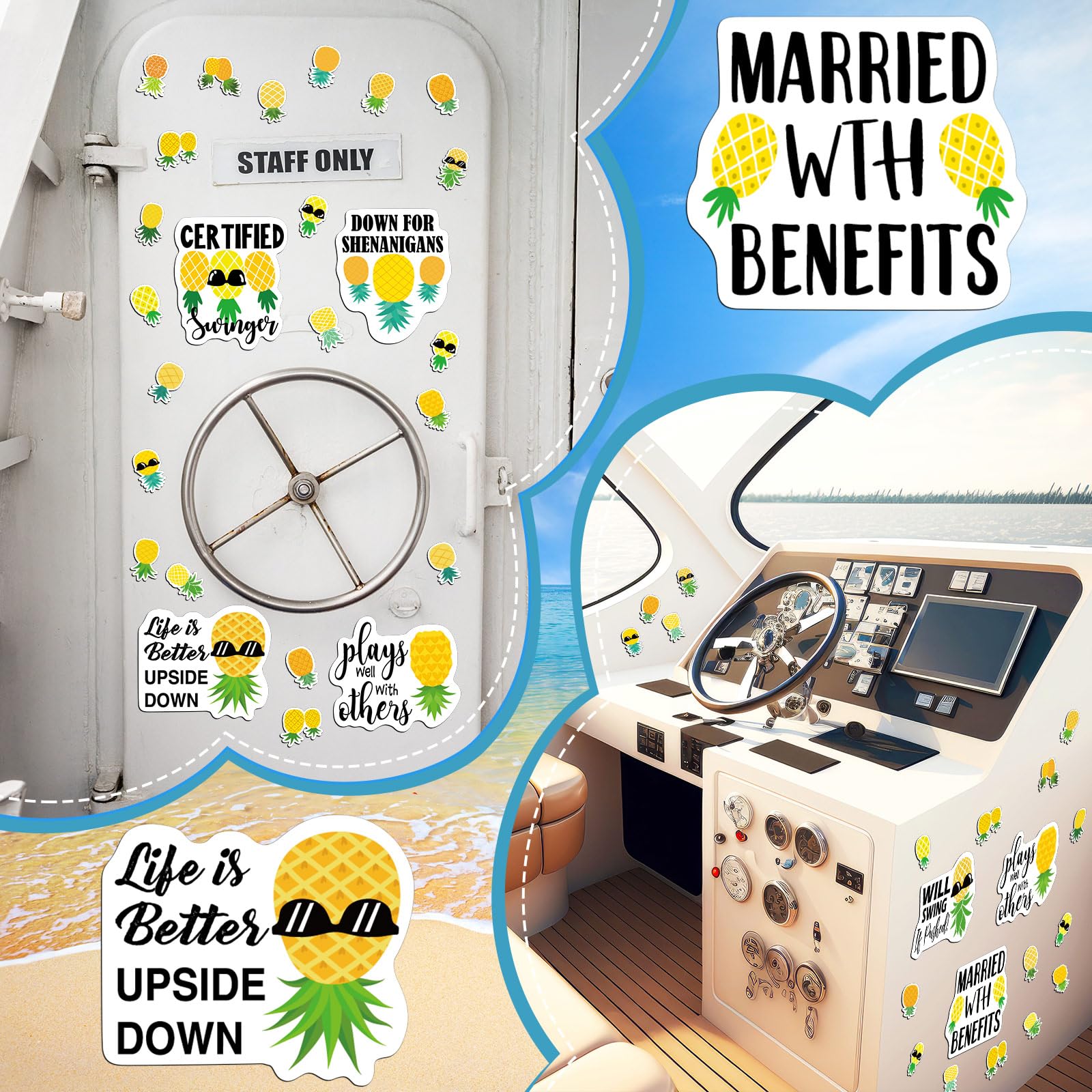 Cruise ship door magnets for cabins and offices