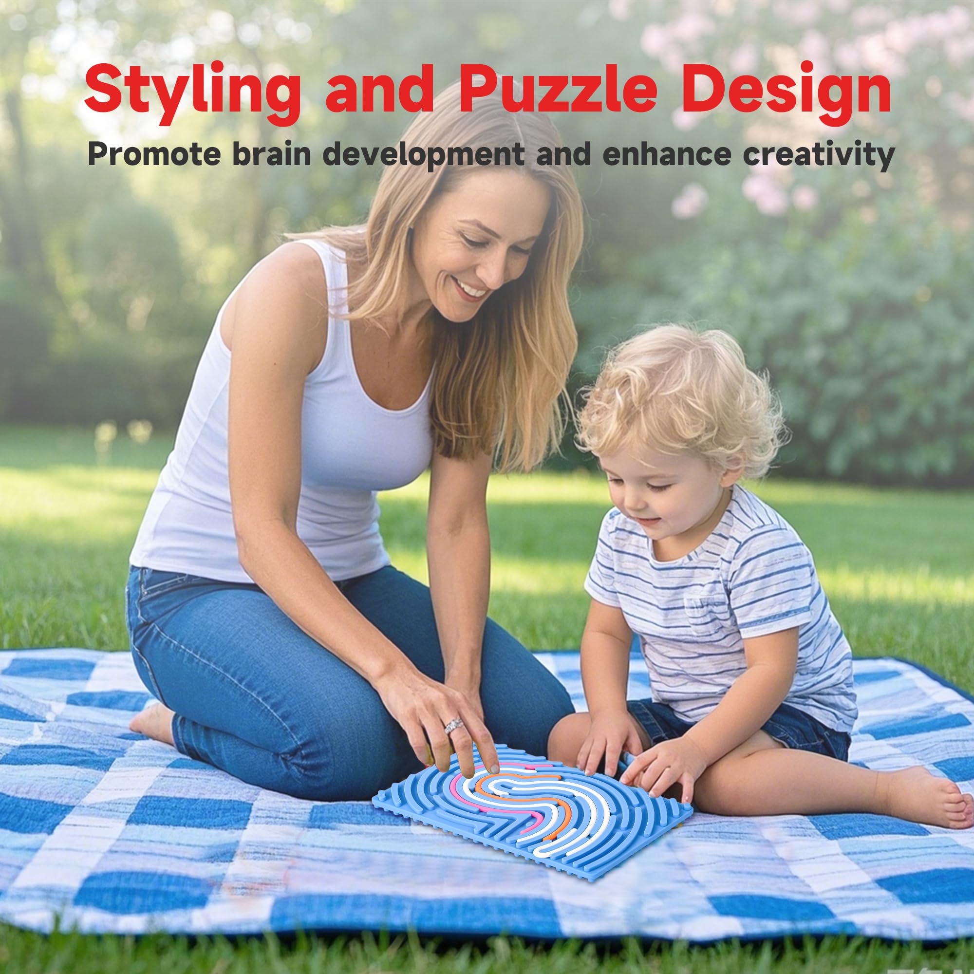 Therapy-friendly Cruleen sensory board for occupational therapy