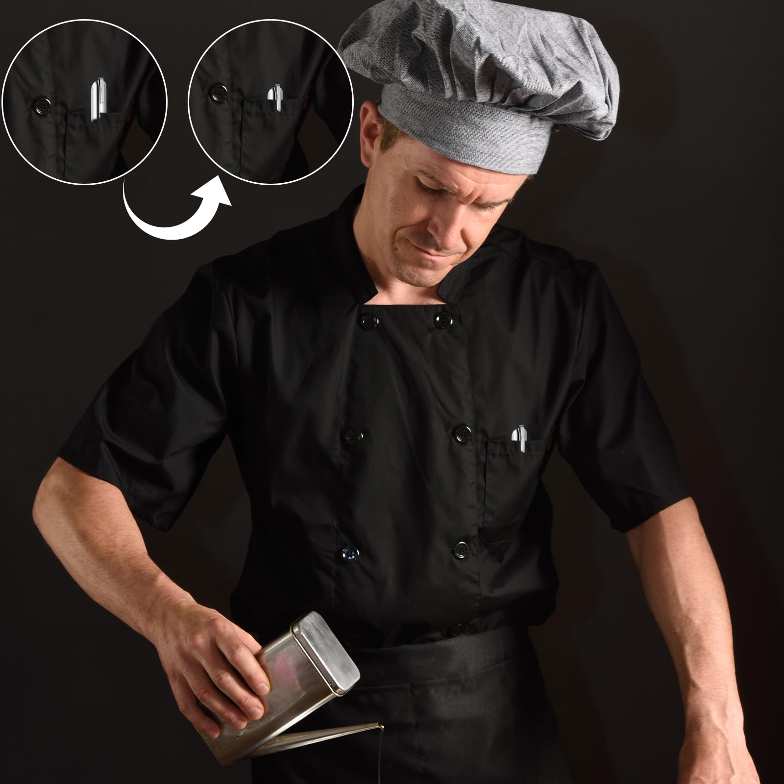 Rust-proof bend-resistant crumb sweeper for kitchens