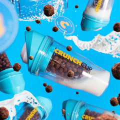 CRUNCHCUP dishwasher safe BPA-free plastic