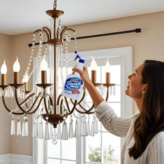 Crystal chandelier cleaner spray for crystal chandeliers