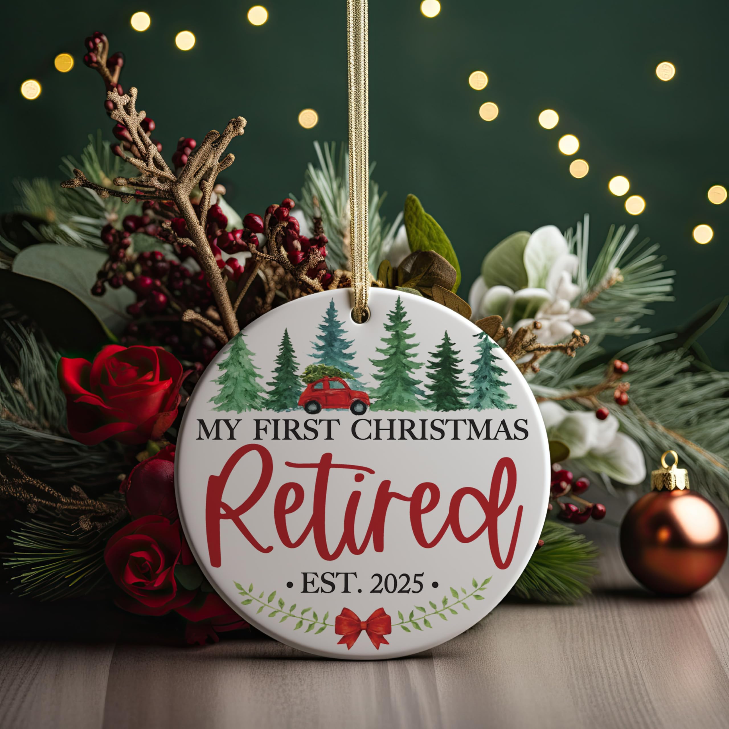 One-sided design for a retirement keepsake