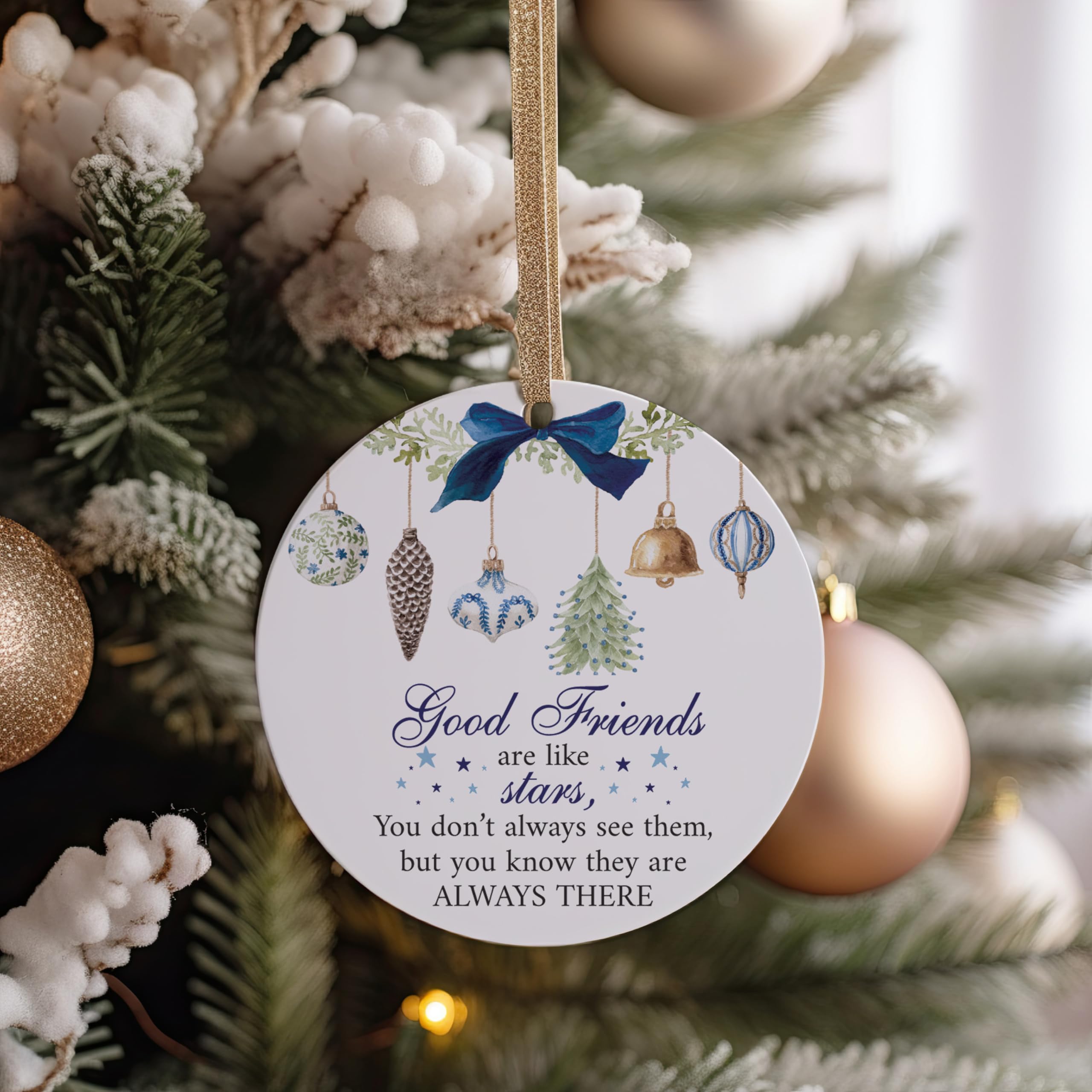 Crystal-clear overcoat finish on ornament