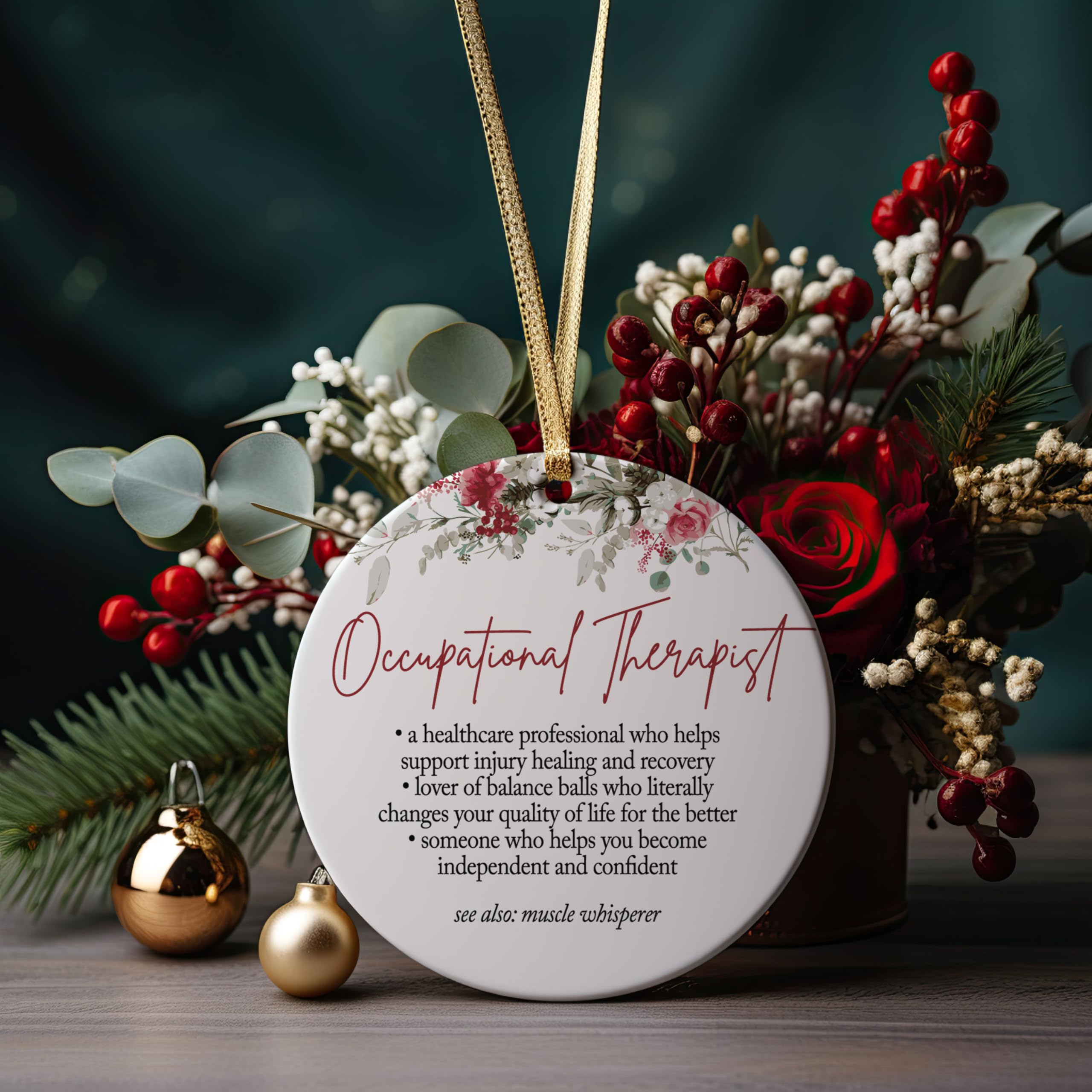 Crystal clear overcoat finish on ornament