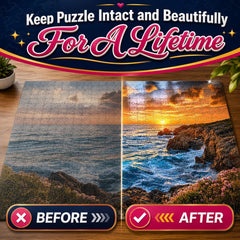 Puzzle glue for 1000+ piece puzzles