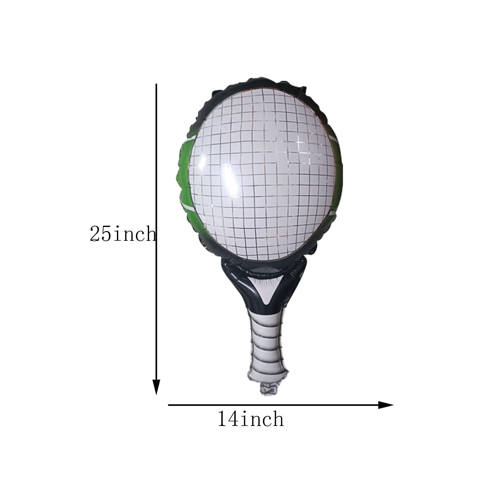 Green star foil balloons for tennis theme CSTYWC