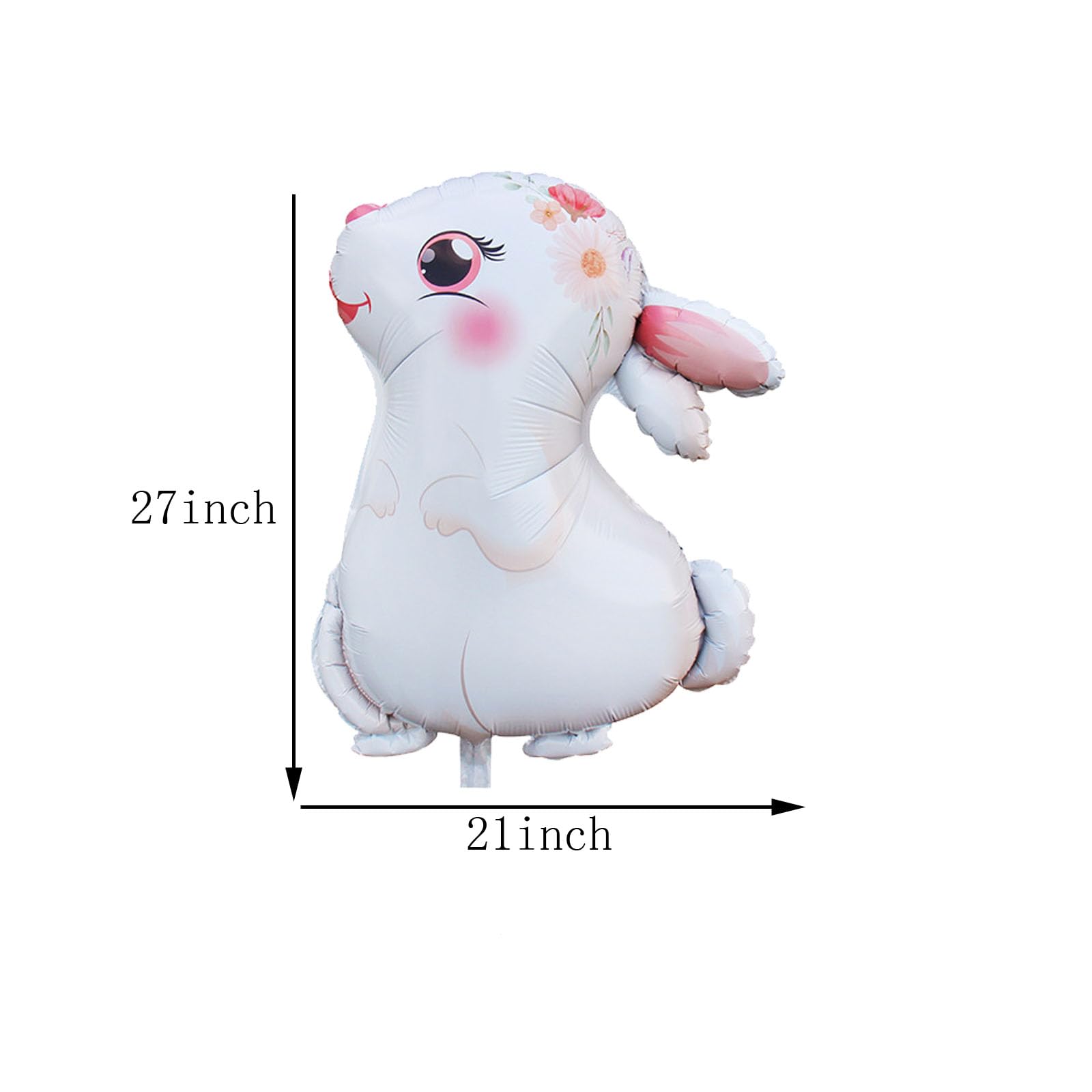 CSTYWC bunny foil balloons for birthday and home decor