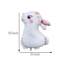 CSTYWC bunny foil balloons for birthday and home decor
