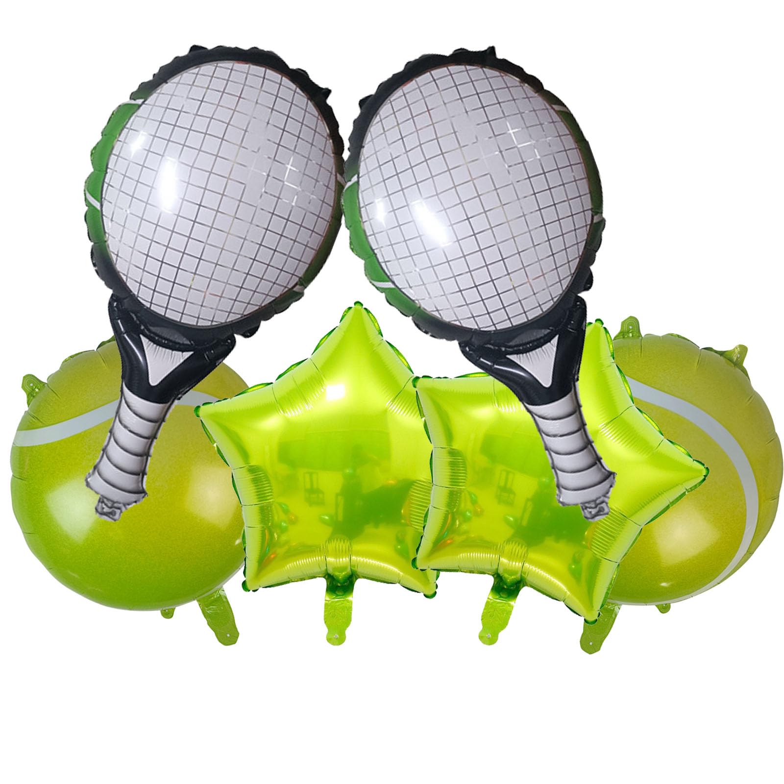 Tennis themed party decorations CSTYWC 6pcs balloons