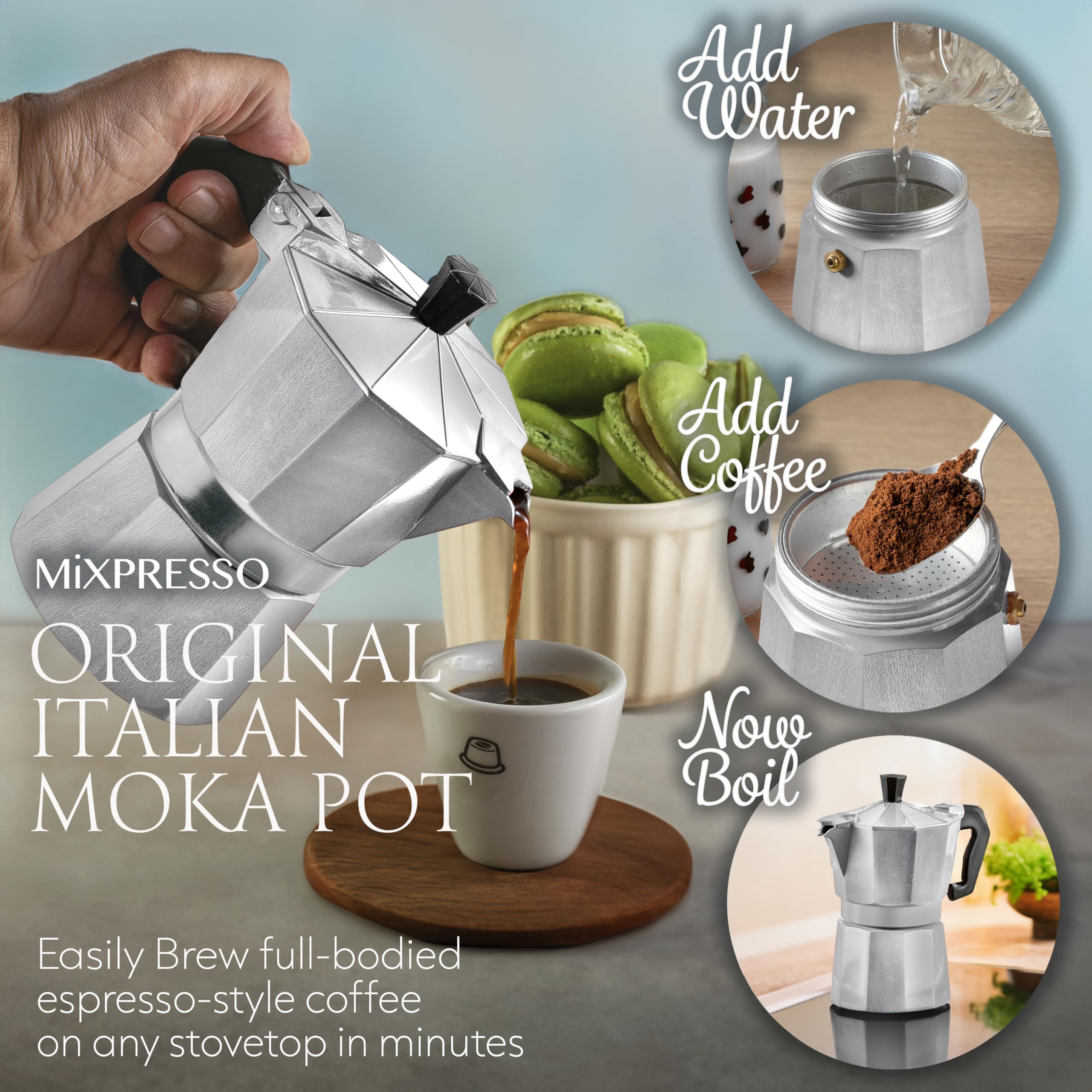 Cuban Italian coffee pot Mixpresso