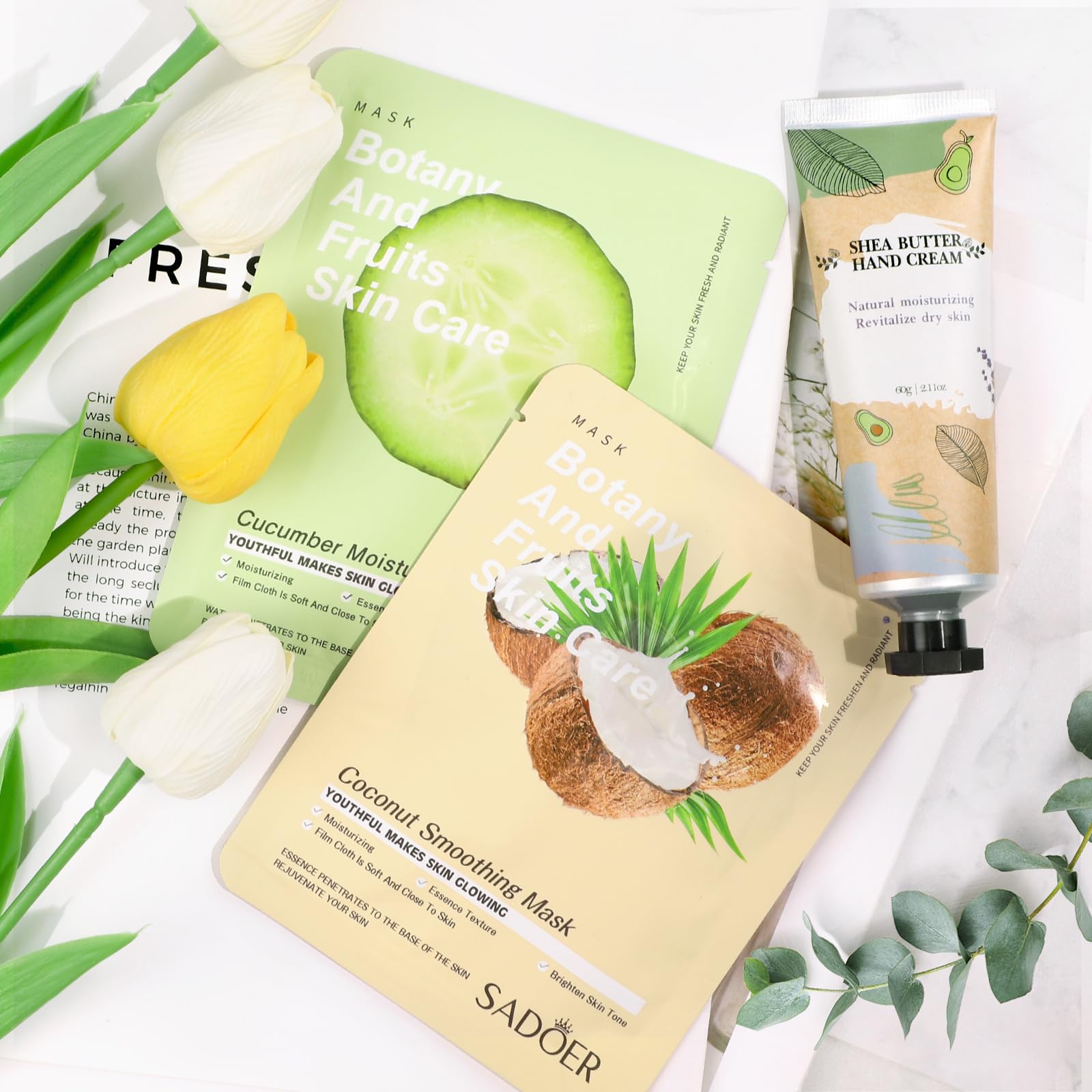Cucumber coconut mask image