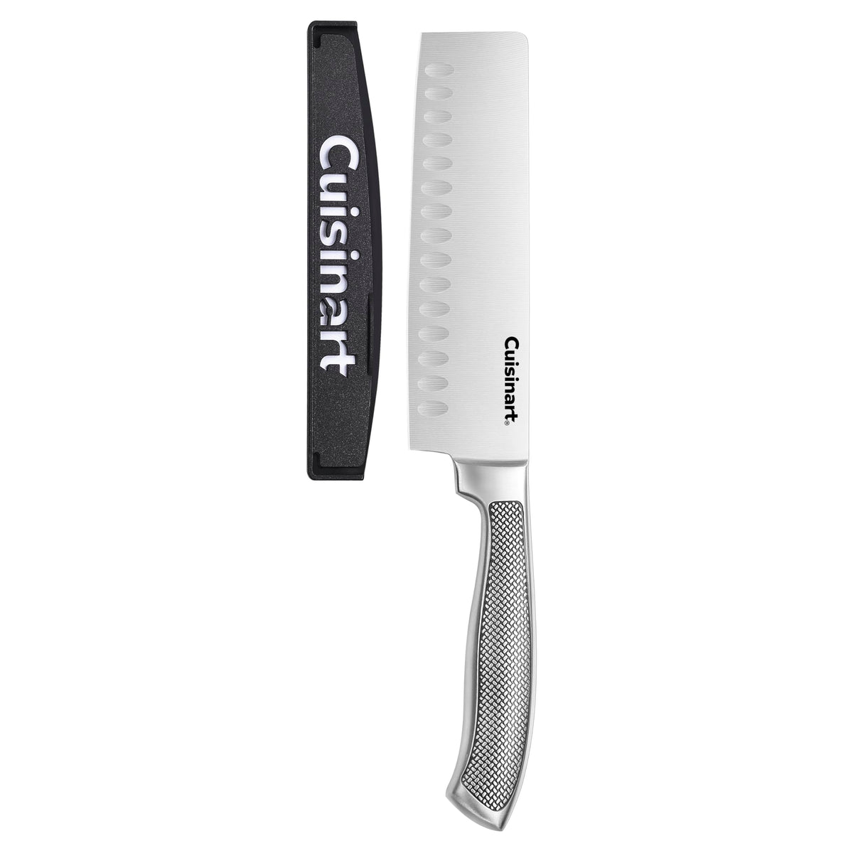 Cuisinart 7 inch stainless steel Nakiri knife Graphix Collection with blade guard