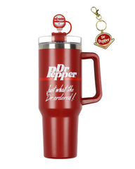 Culture Fly Dr Pepper 30-oz stainless steel tumbler with handle