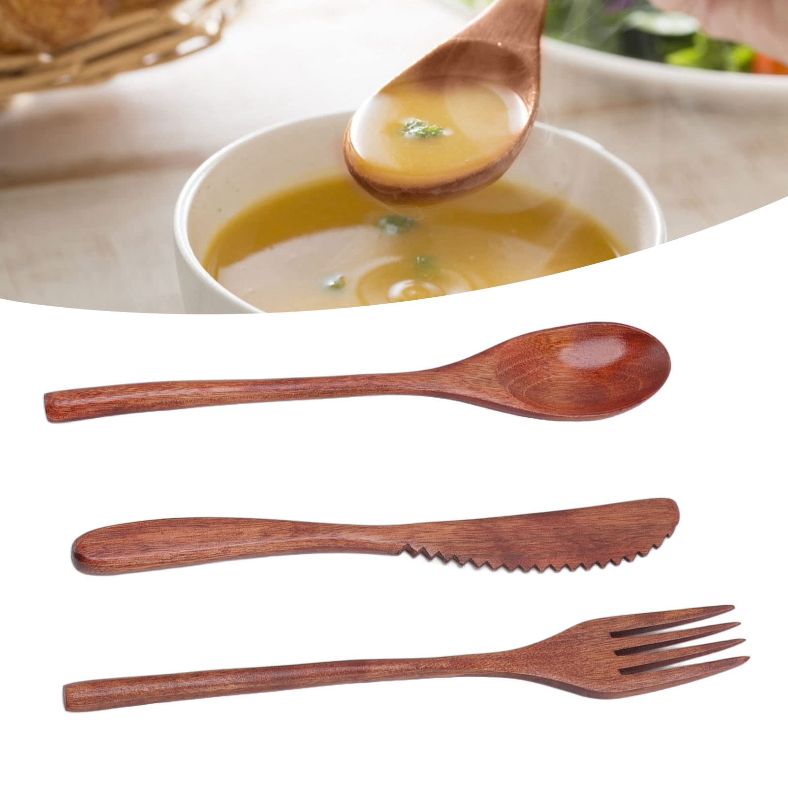 Wooden knife from Cunyuer 3 piece set
