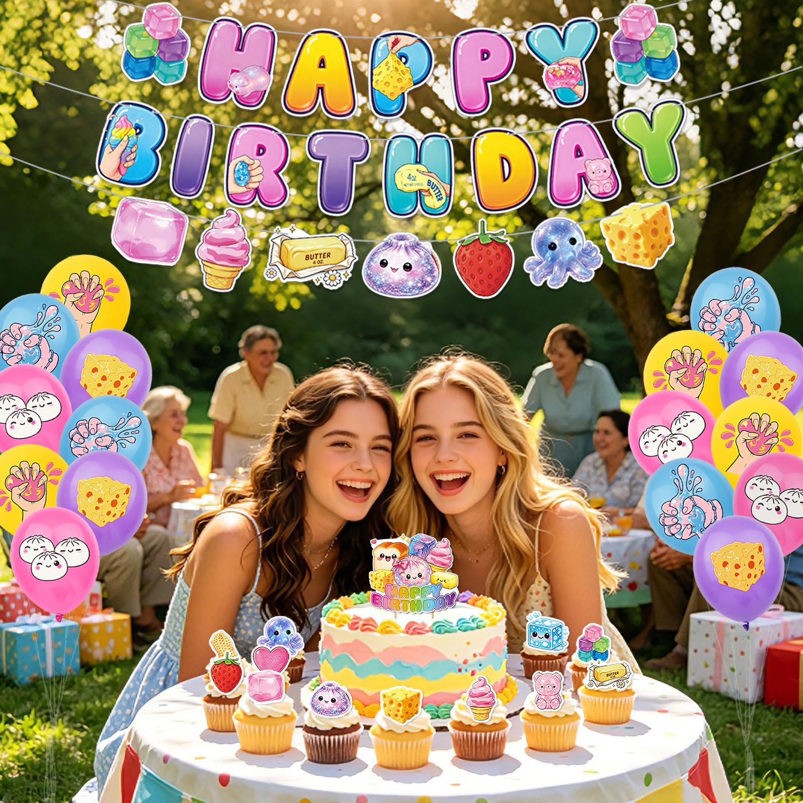 cupcake toppers 12-count included in kit