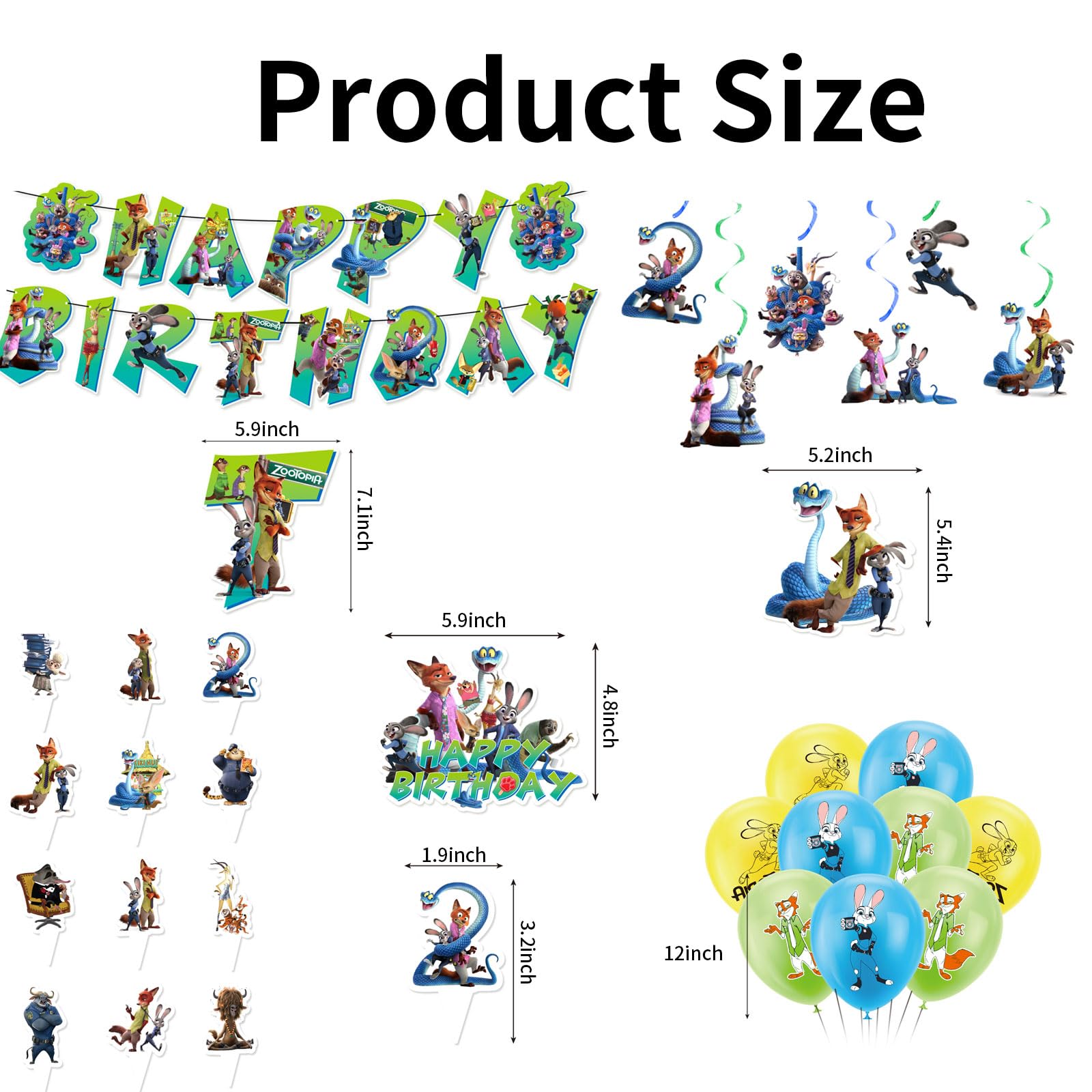 Cupcake toppers twelve pieces included