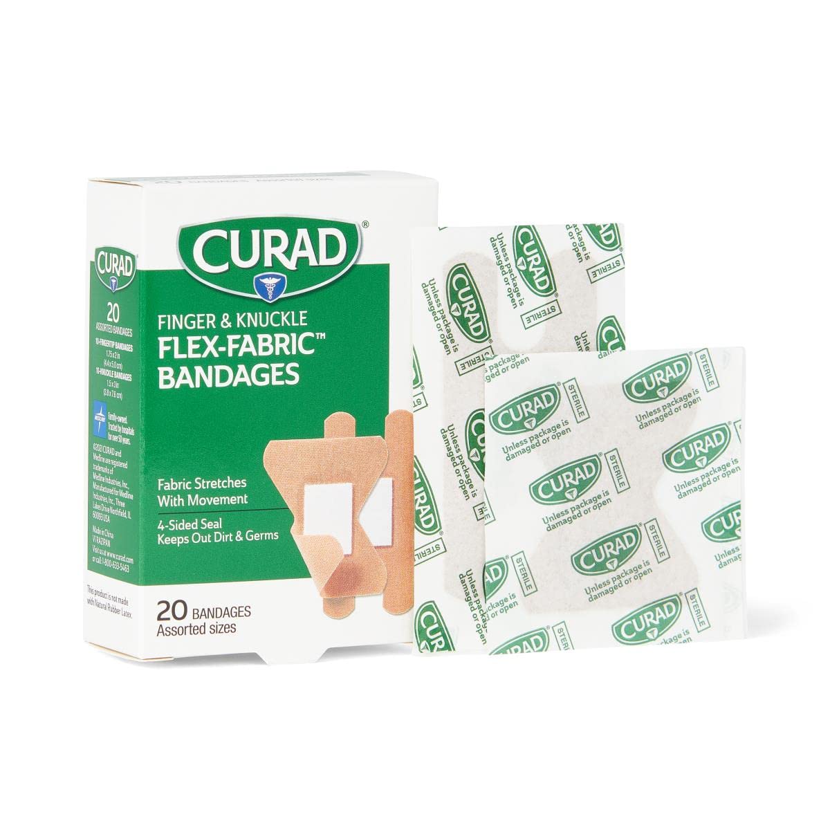 Assorted sizes CURAD finger bandages