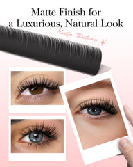 Tray with 16 rows approx 4480 lashes