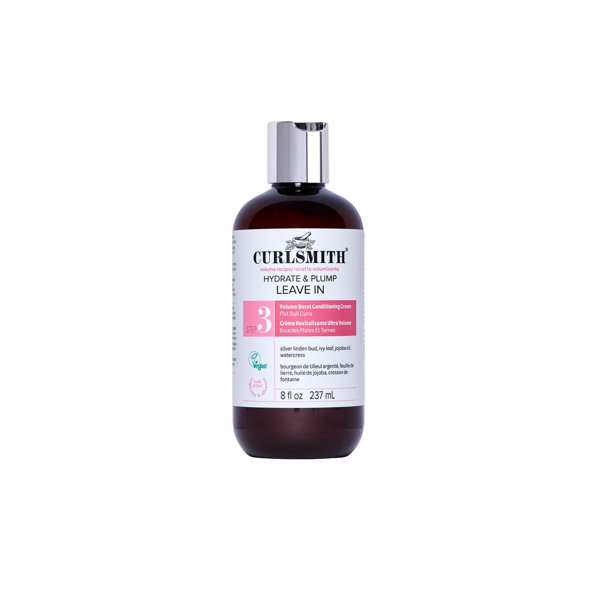 Curlsmith Hydrate Plump Leave In Conditioner 8 oz bottle