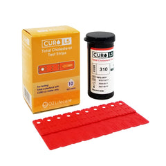 CURO L5 Blood Cholesterol Test Strips packaging