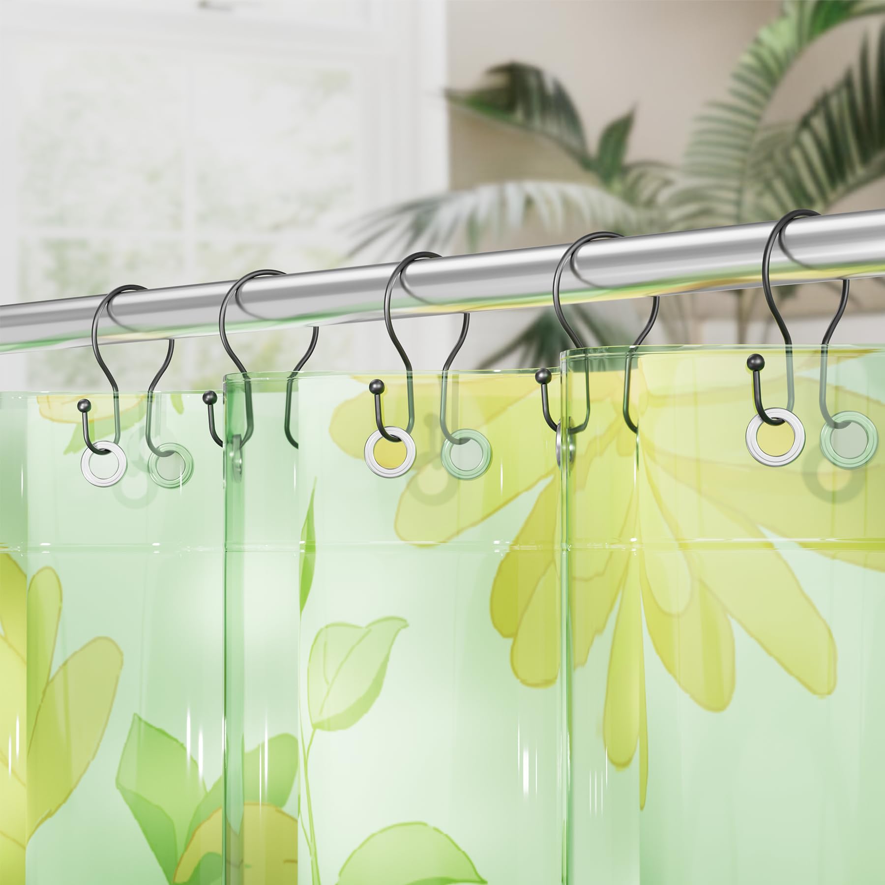 Versatile hooks can also hang jeans and kitchen utensils