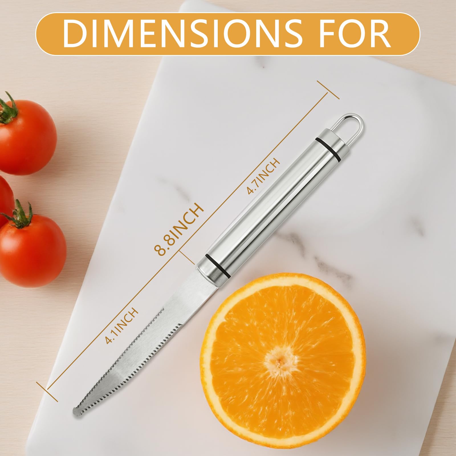 Ergonomic fruit cutter for citrus fruits