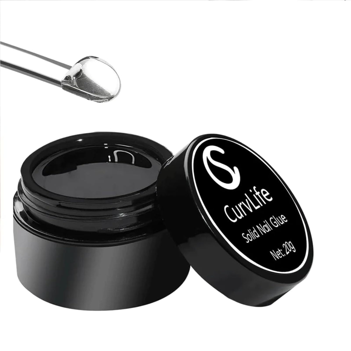 Curvlife Soft Gel Solid Nail Glue-15g bottle for press on nails