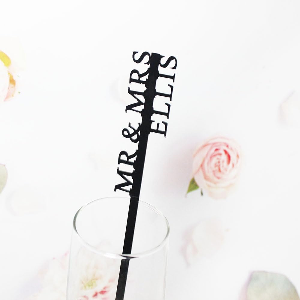 Custom acrylic cocktail party swizzle sticks