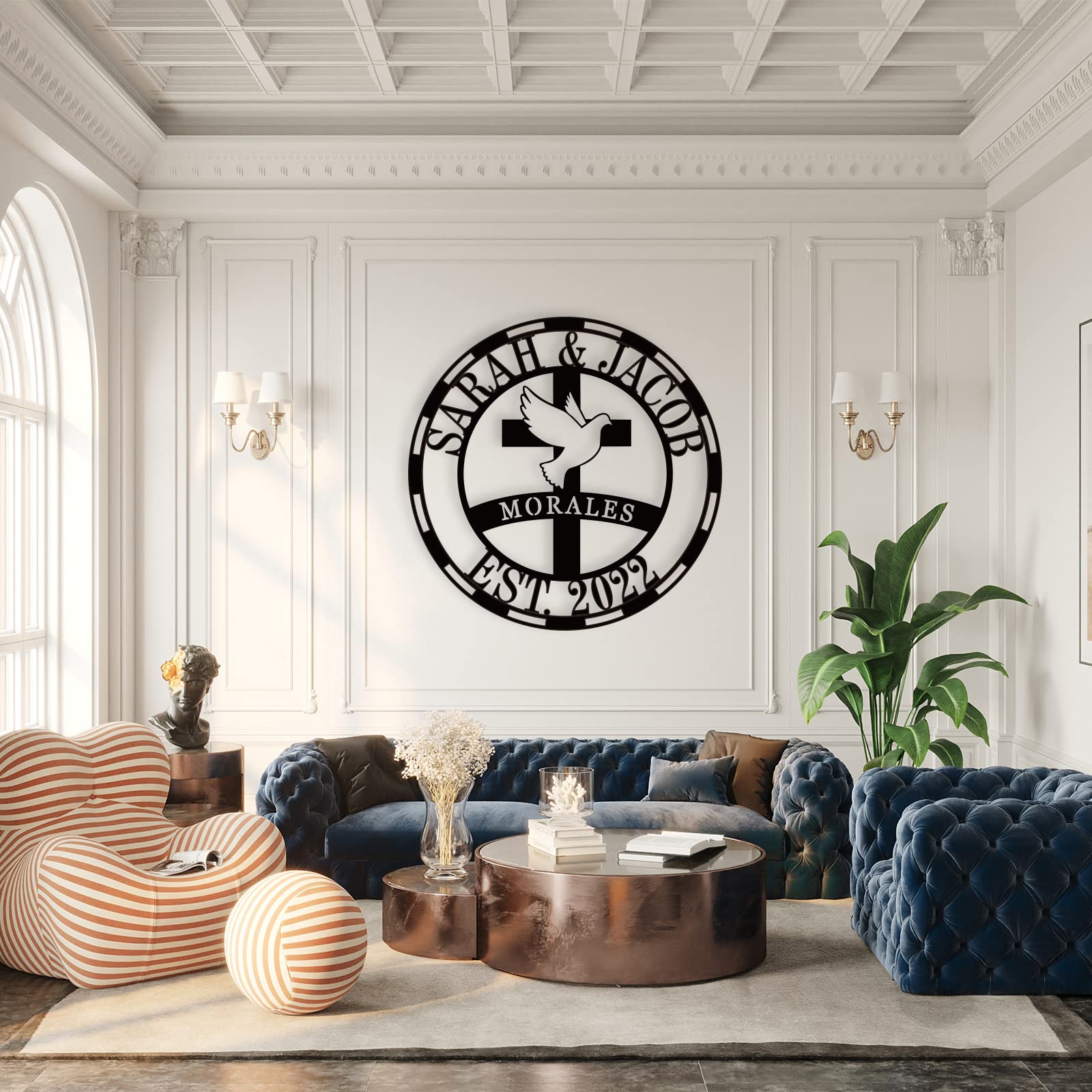 Easter party wall cross decoration