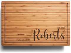 Custom Cutting Board with permanent laser engraving