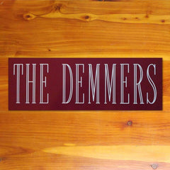 Durable ABS plastic laminate sign