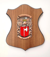 Custom crest crafted for you with research-based arms