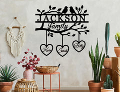 Family tree wall decor sizes 12 to 48 inches