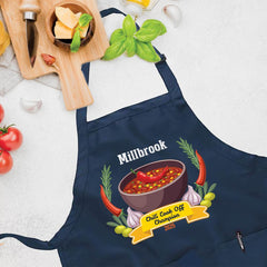 Custom hot pepper cooking contest apron name