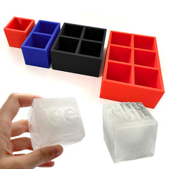 Custom Ice Cube Mold Monogram 2 inch silicone for whiskey