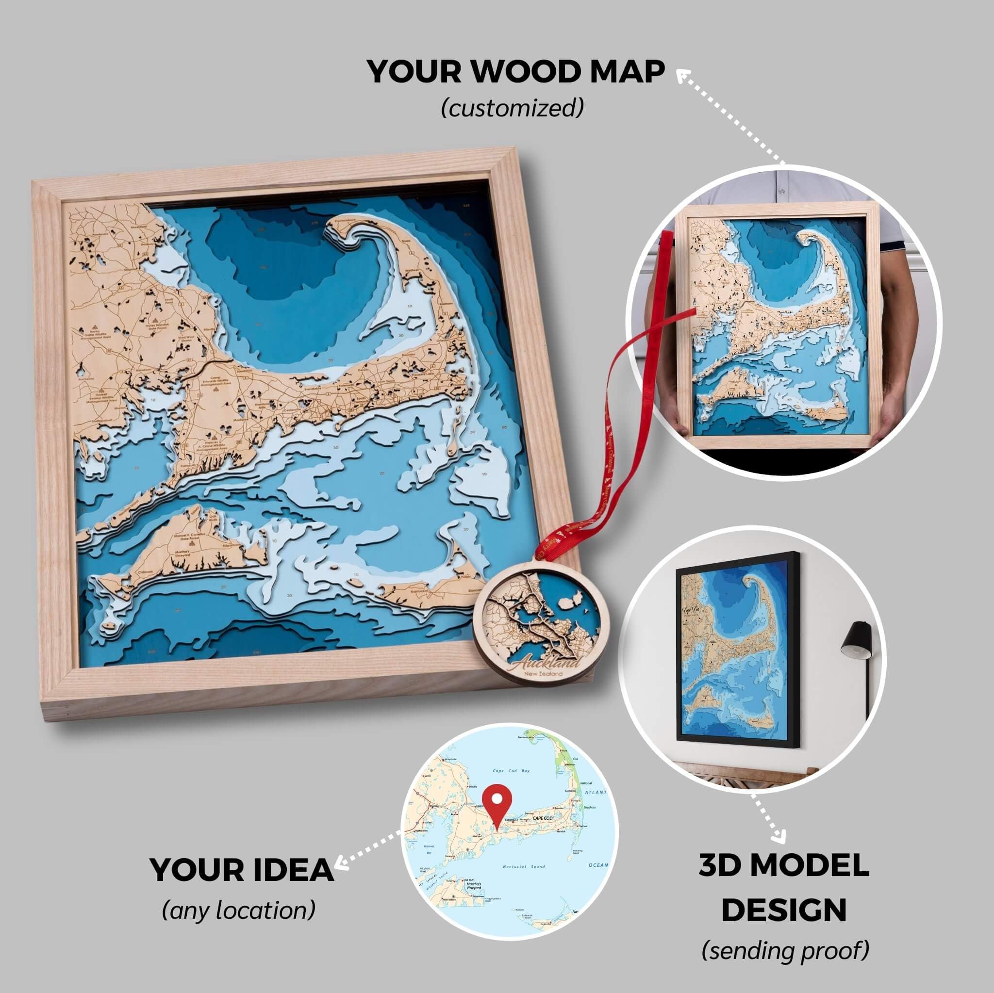 Custom location lake map Moc Tho