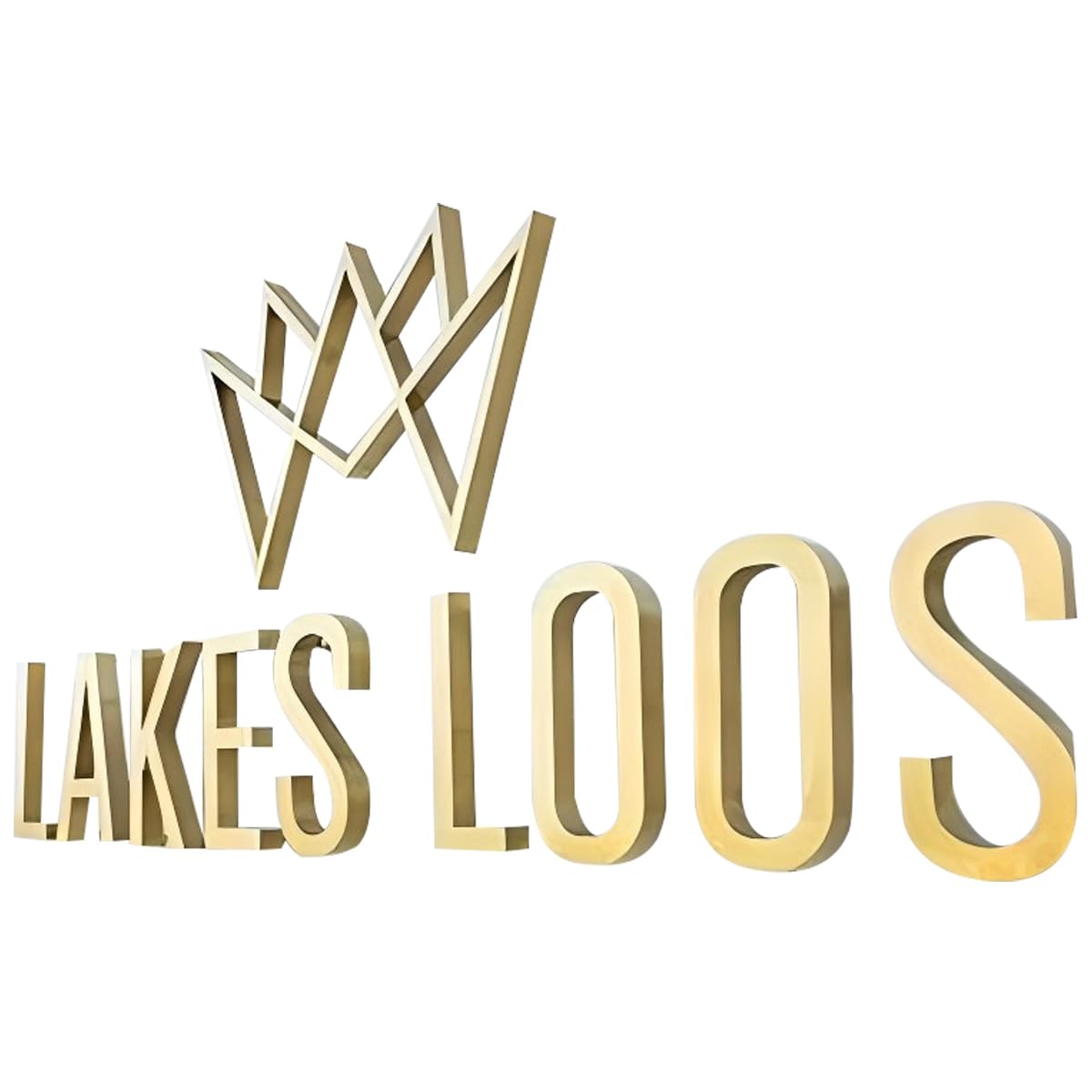 Custom Metal Signage stainless steel logo sign