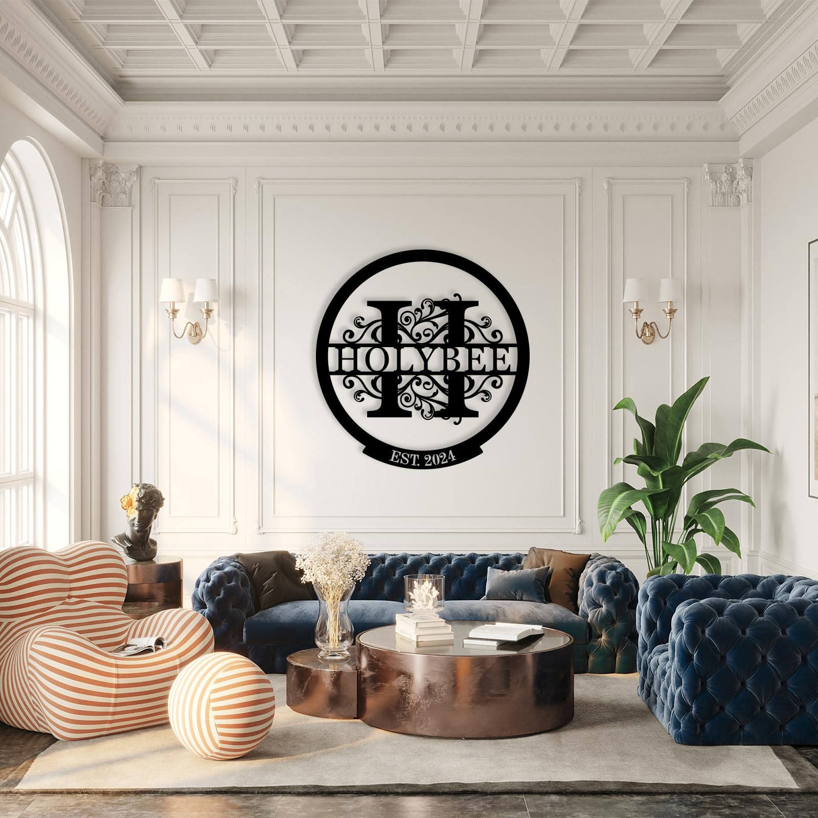 Custom metal signs for home decor