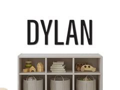 Custom Name Sign wood name cutout in maple wood MDF 1/4 inch thick