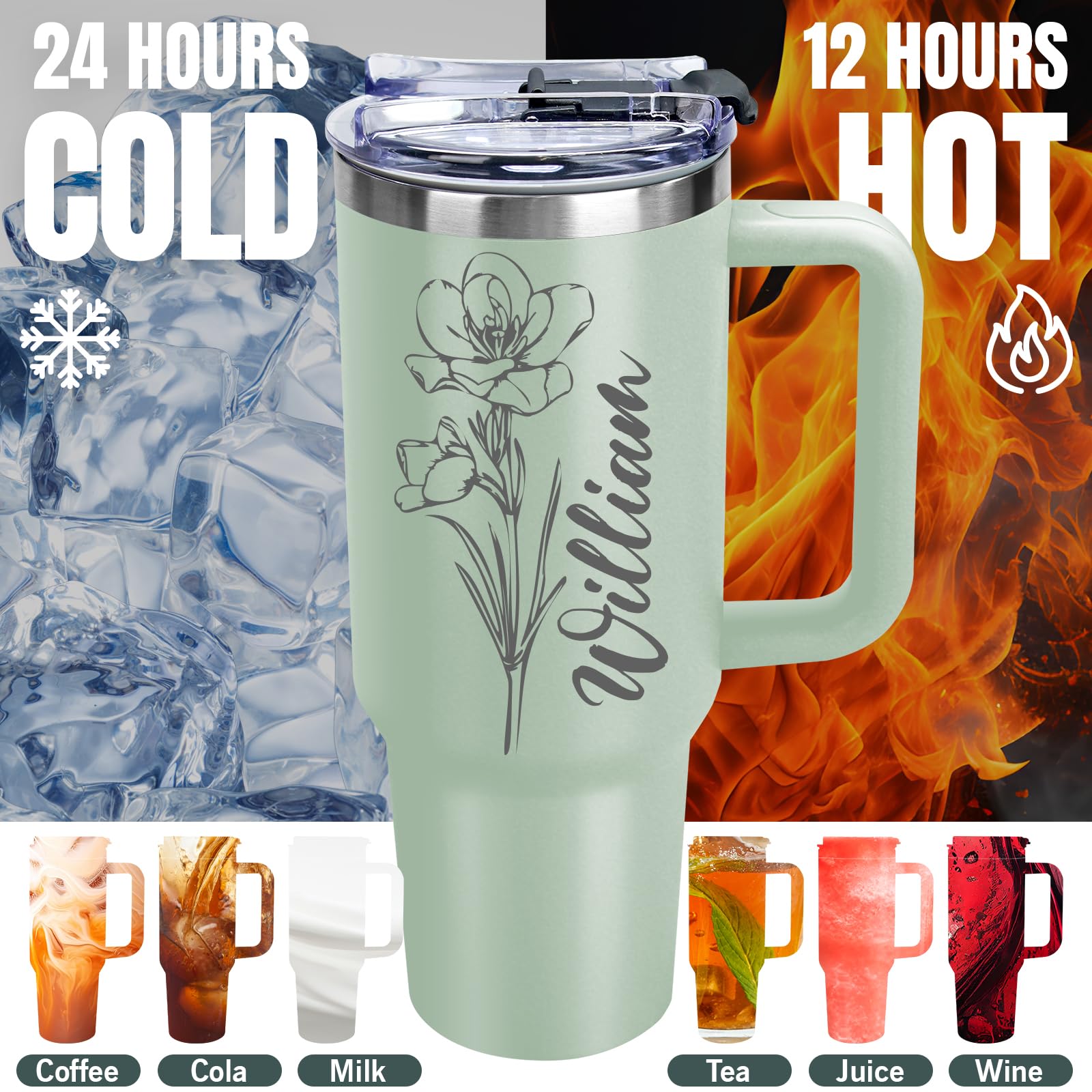 Tumbler with splash-proof sliding lid and straw