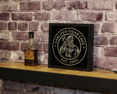 Custom text option for name and year on whiskey sign