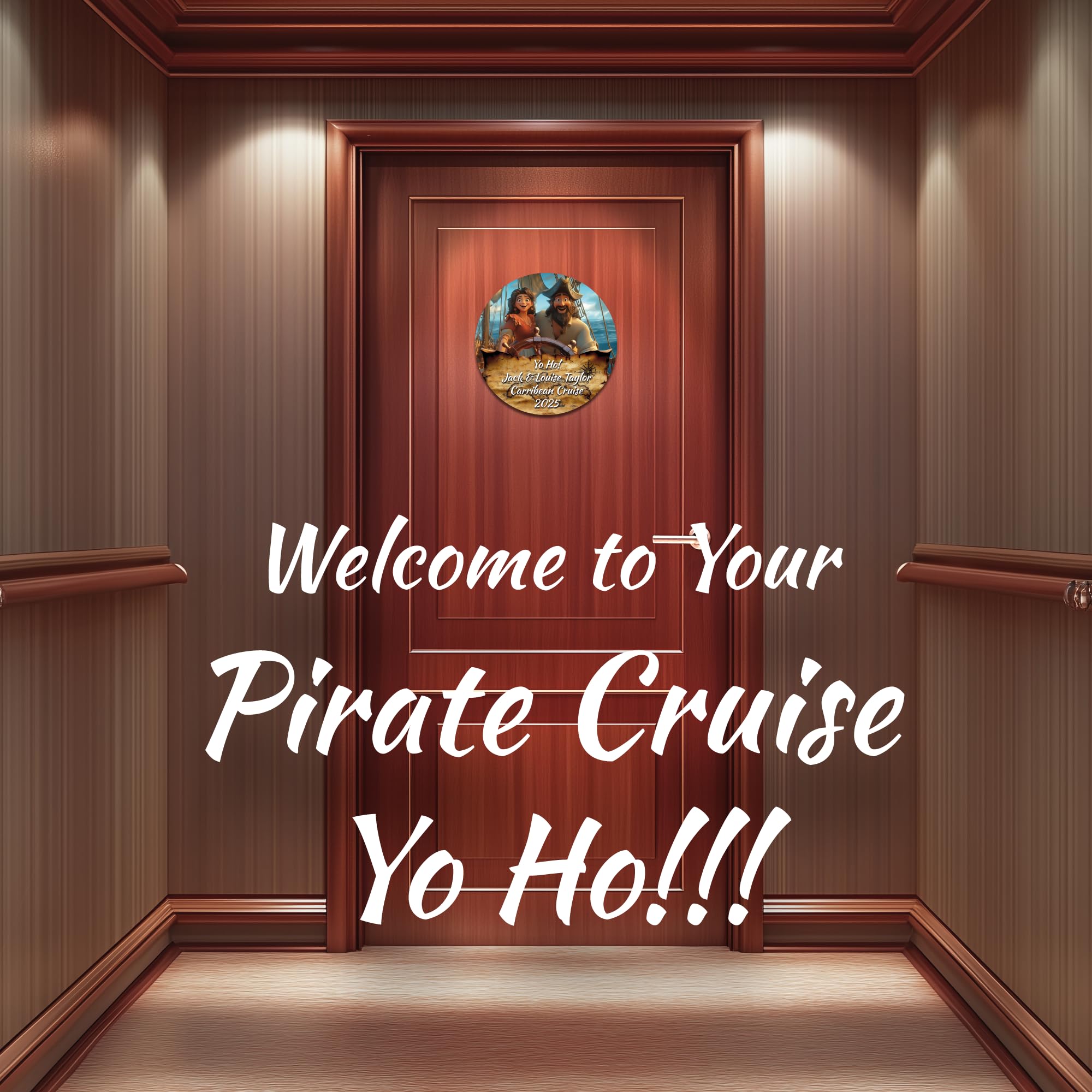 Durable cruise magnet printed in rich colors using UV inks