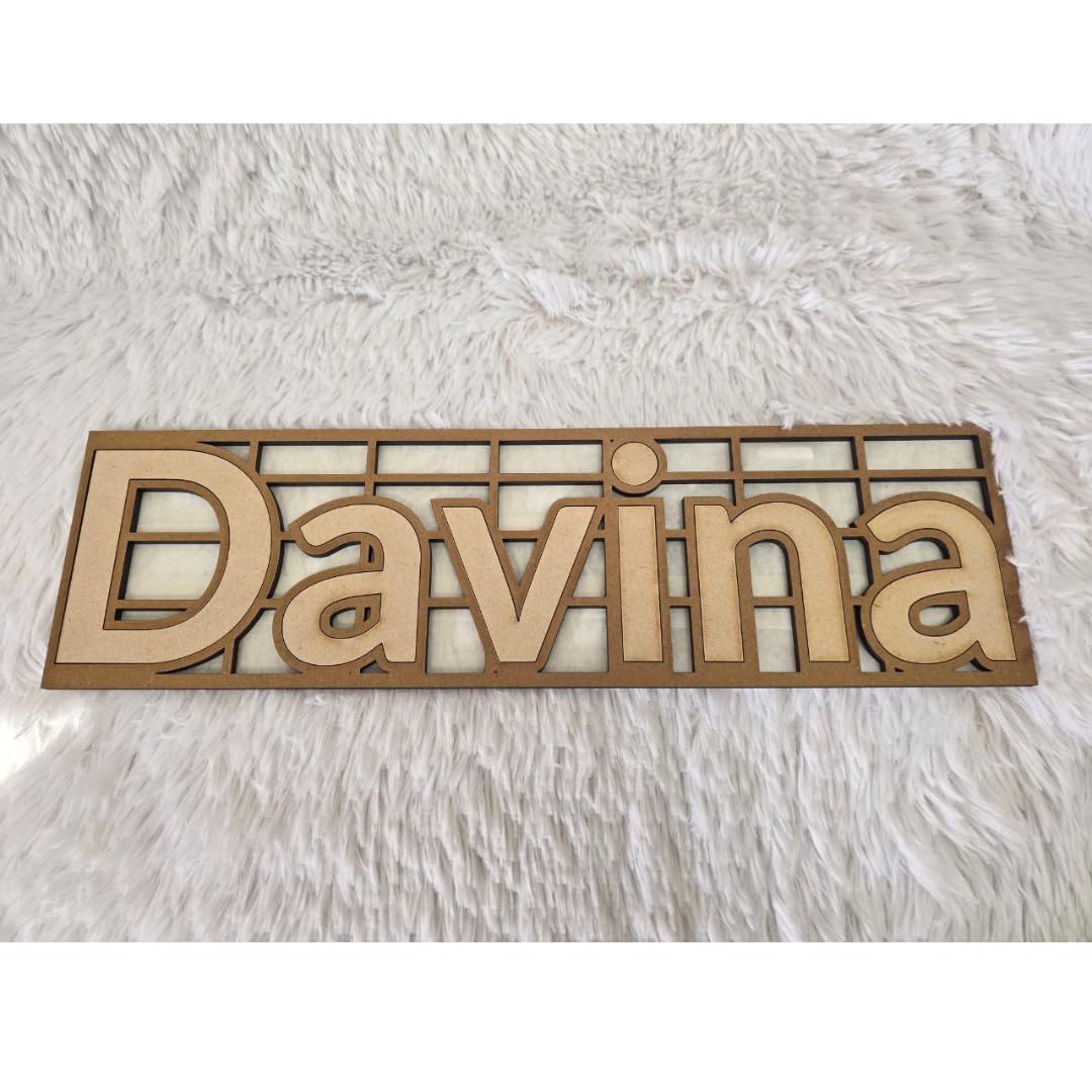Custom nursery name sign 20 inch size image