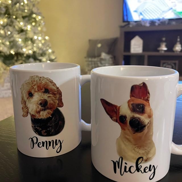 Custom Pet Mug 15oz double sided print